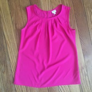 Women’s hot pink sleeveless blouse